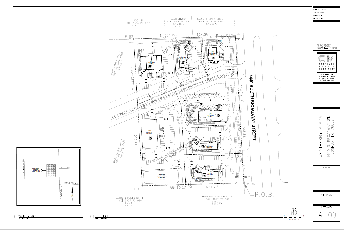 Weatherby Plaza Site Plan