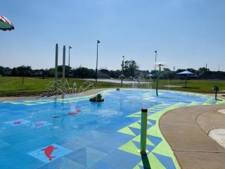 Picture of the splash pad